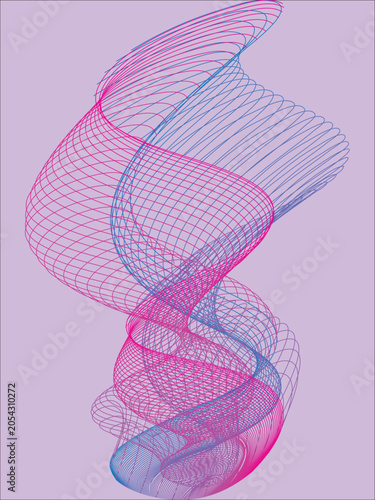 Wave background. Grid. An array with dynamic particle Curved ribbons. Hardcover book layout Designed for posters or banners for sports competitions.