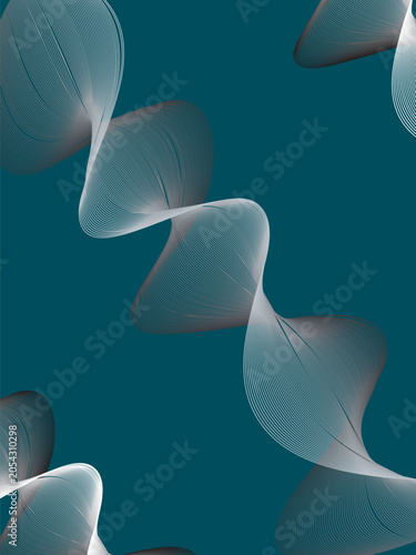 Wave background. Grid. An array with dynamic particle Curved ribbons. Hardcover book layout Designed for posters or banners for sports competitions.
