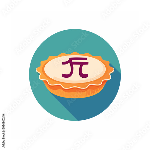 Flat design currency symbol icon