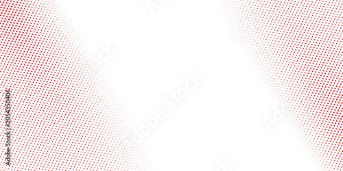 Abstract halftone dot pattern background in red and gray colors with gradient effect and checkered texture.