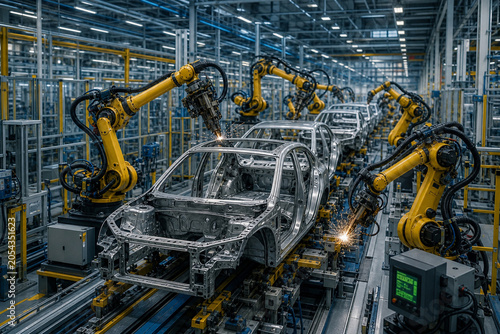 Advanced Robotic Welding in Automotive Assembly Plant