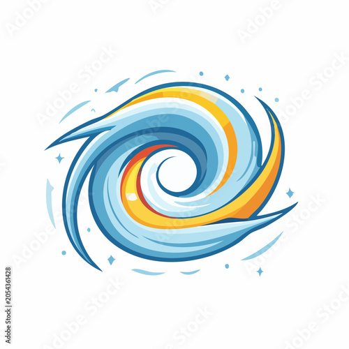 Stylized Hurricane Icon