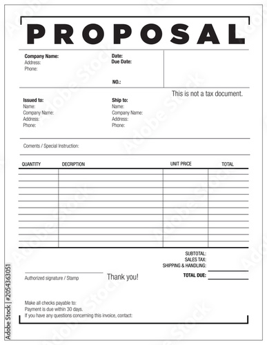 Professional Proposal Template for Business