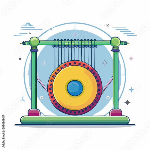 Illustration of a Gong