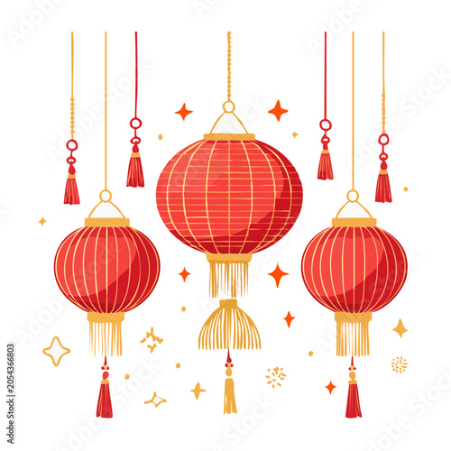 Batik umbrella pattern flat design