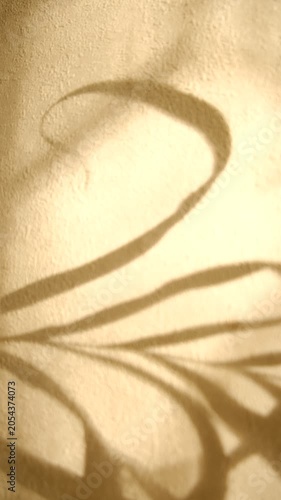 Warmth morning light, floral shadow, floral pattern. Vintage textile background. Abstract backdrop with crossed lines shadows. Biophilic aesthetics. Soft sunlight creating cozy welcome atmosphere