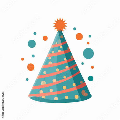 Festive Party Hat with Confetti