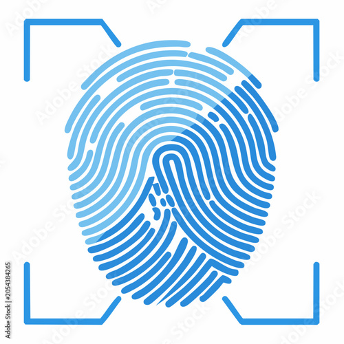 Fingerprint Scan Icon