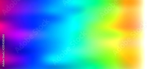 Abstract Grainy Noisy Textured Rainbow Gradient Background With Vibrant Multi Colored Blurred Light Effect Design