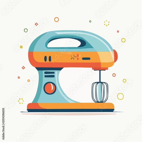 Hand Mixer Illustration