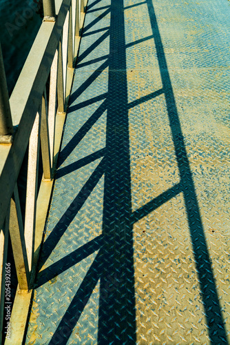 Shadows on a ramp
