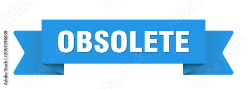 Fotografie obsolete ribbon isolated on transparent background