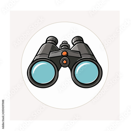 Flat design bicycle icon isolated