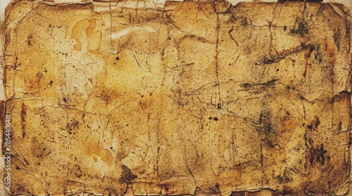 Foto Vintage Aged Parchment Paper Texture.