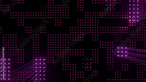 80s style neon grid beams 3d seamless looping animation