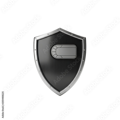 Shield with USB flash drive secure data storage protection.