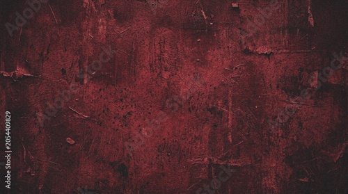 Quadro su tela Rustic Red Textured Wall Background Image.