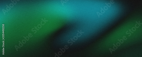 Dark Emerald Teal Gradient Abstract Background with Grainy Texture