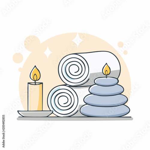 Spa and Wellness Illustration