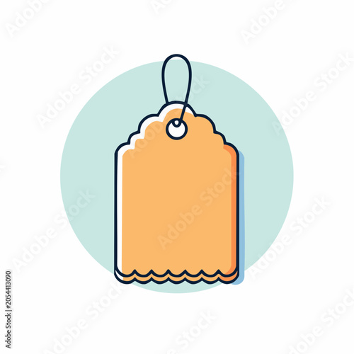 Blank Price Tag Icon