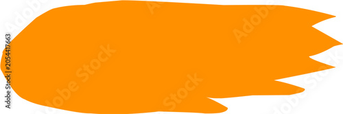 Fire blast organic shape for comic effect and text frame