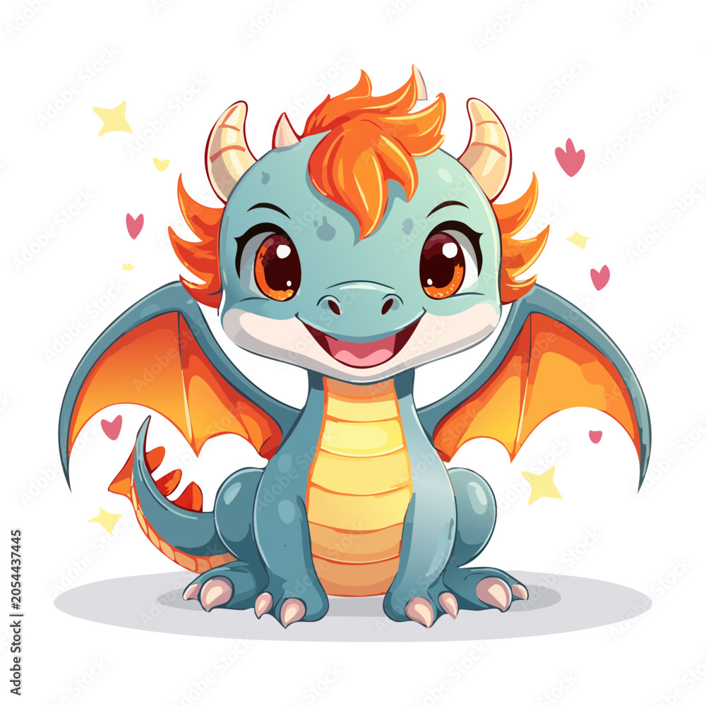 Fototapeta premium discover this professional artistic asset featuring cute cosmic purple baby dragon with sparkling stars designed specifically for cute children book prints decorative