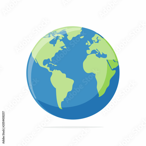 Stylized Globe Illustration