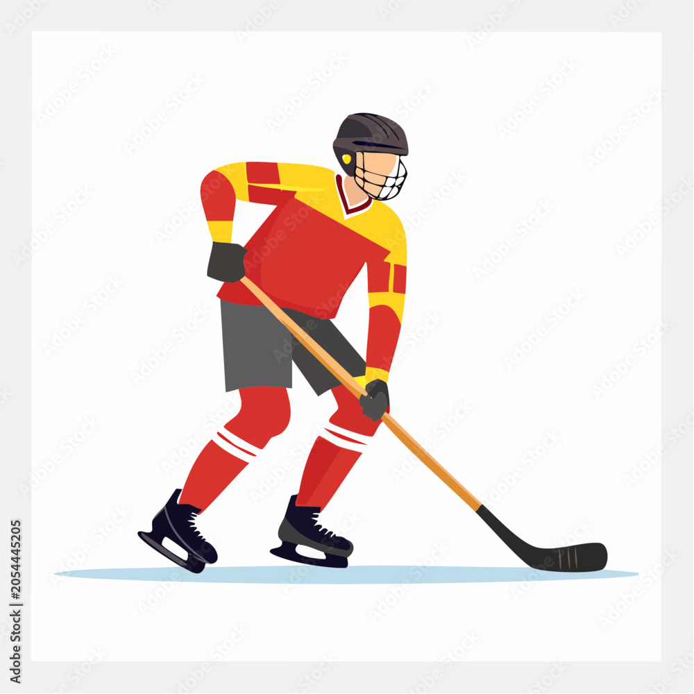 Fototapeta premium Ice Hockey Player in Action