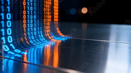 Binary code digital data stream