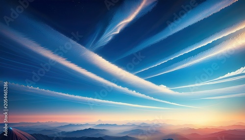 Traces Of Chemtrails In The Sky