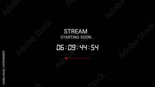 7 days countdown timer animation, seven day countdown animation in 1 minute on transparent background, one week countdown in 4k with Alpha channel.