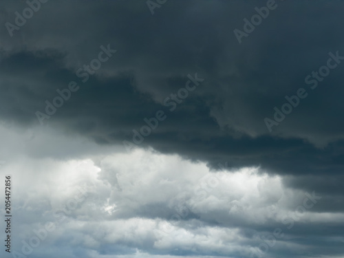 Tableau sur toile storm clouds timelapse