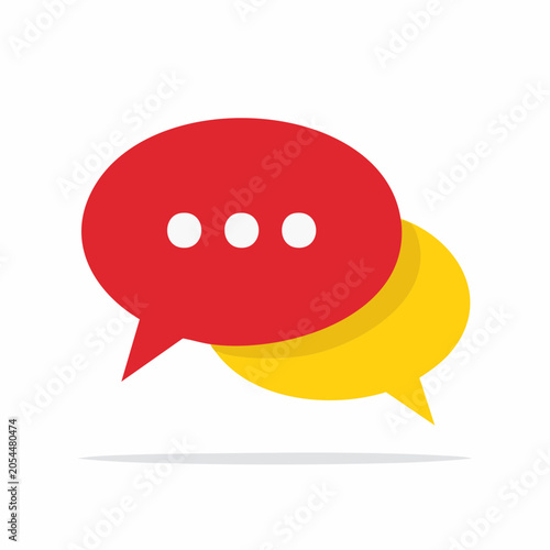 Two Speech Bubbles Icon