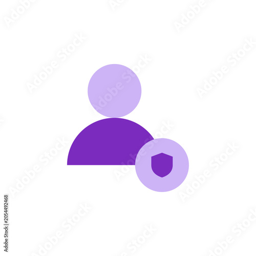 Εκτύπωση καμβά Admin account icon with duotone style symbol for administrator access
