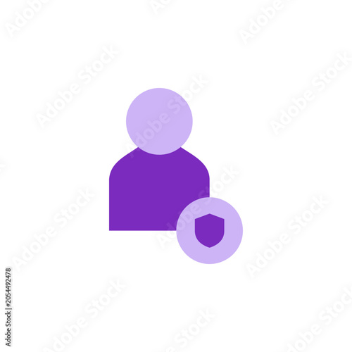 фотографія Admin account icon with duotone style symbol for administrator access