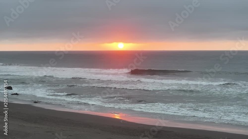 atardecer de playa
