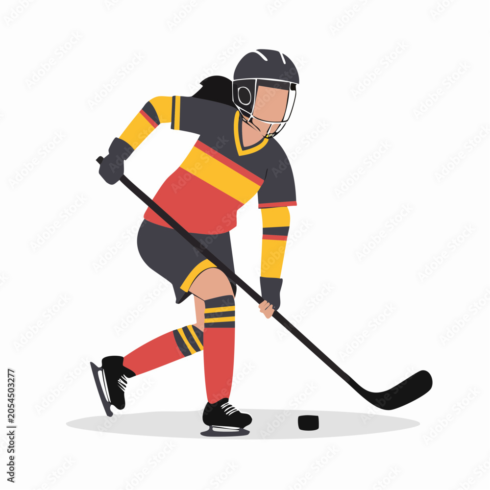 Obraz premium Ice Hockey Player in Action