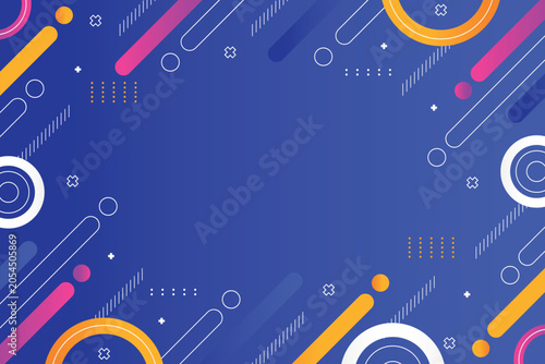 Gradient geometric shapes background