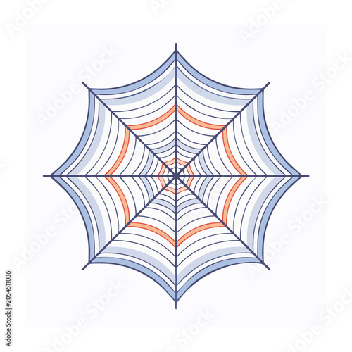 Origami crane flat design vector