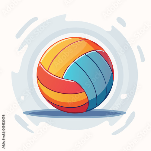 Volleyball Ball Illustration