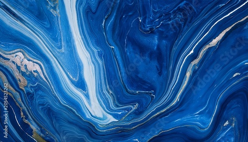 Luxury Blue Marble Background Modern Banner Real Natural Blue Marble And Surface Background