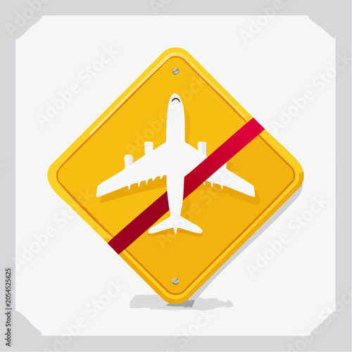 No Flying Sign