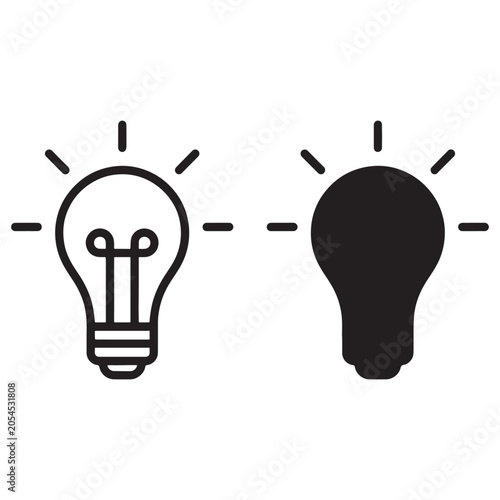 light bulb idea concept