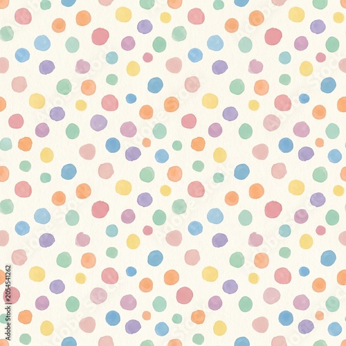 seamless pattern with colorful circles