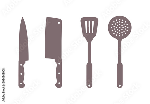 Vector Set of Kitchen Utensils
