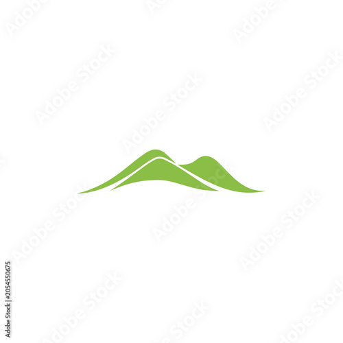 Mountain Logo design template, Mountain Logo sign symbol.