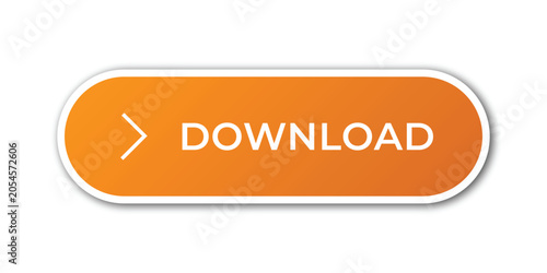Download CTA Button UI Design Orange Gradient Pill Interface with Chevron Icon