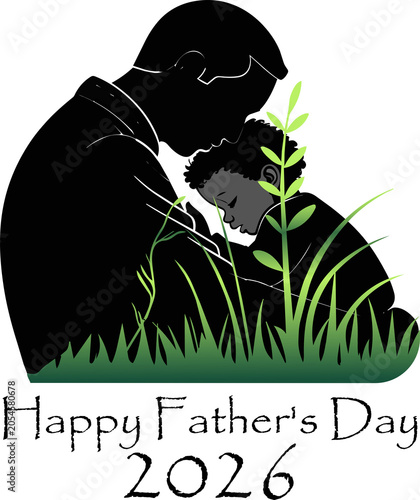 Father's Day in 2026, father holding child