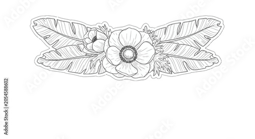 Detailed Hand Drawn Bee Illustration.