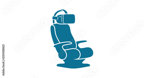 Massage Chair with Head Rest Attachment.